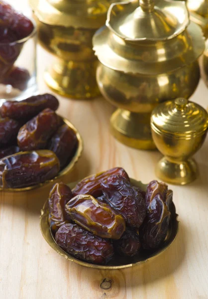 Date palm ramadan food also known as kurma. Consumed before fast — Stock Photo, Image