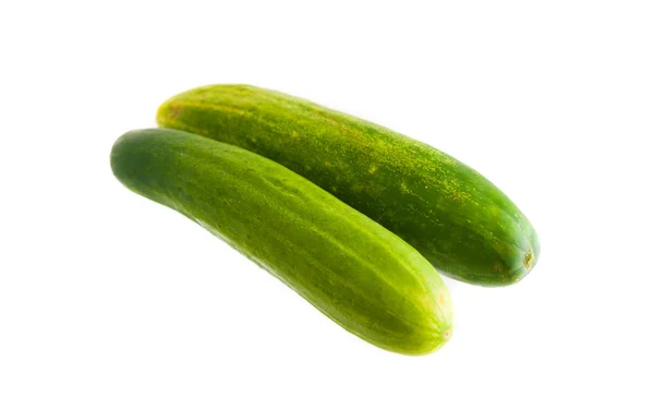 Organic Cucumber isolated on white background — Stock Photo, Image