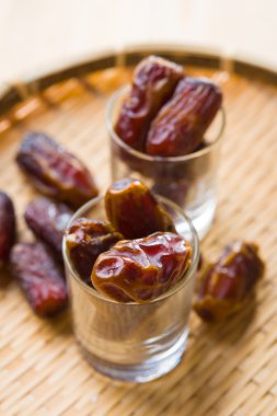 date palm ramadan food also known as kurma. Consumed before fast clipart