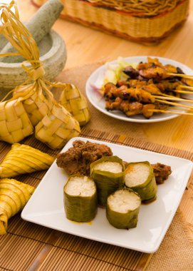 Malay hari raya gıdalar lemang