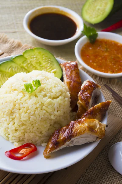 Nasi ayam — Stok Foto