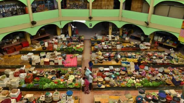 Chatijah-Markt in Ketantan — Stockvideo