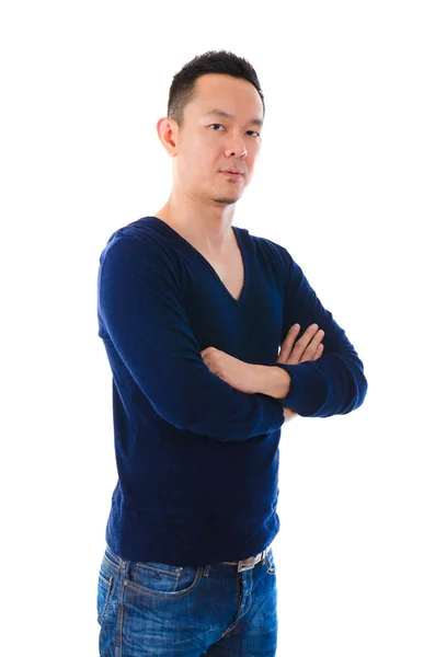 Angry looking Attractive Asian young man — Stock Photo, Image