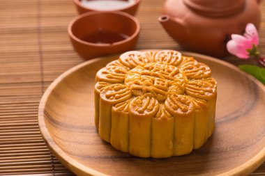 Mooncake ve çay