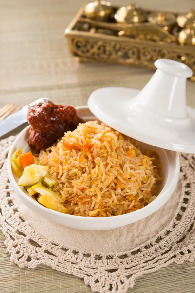 Biryani Hühnerreis — Stockfoto