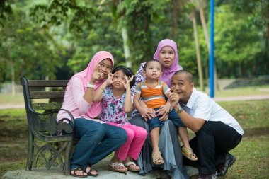 malay ailesi park, Malezya insanlar eğlenmek