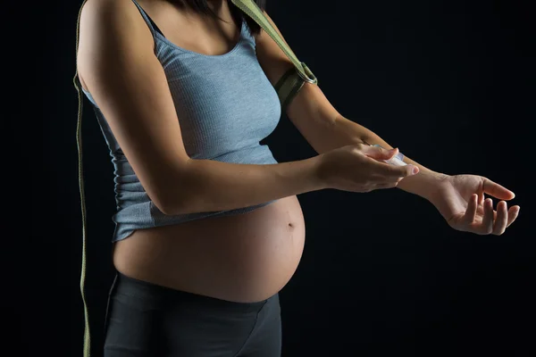 怀孕期间吸毒 — 图库照片