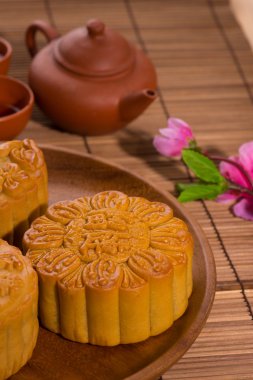 Mooncake ve çay