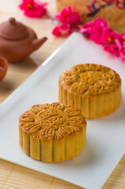 Mooncake ve çay