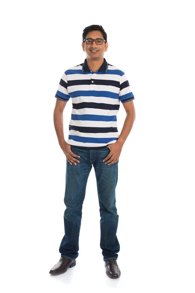 Cheerful casual indian — Stock Photo, Image
