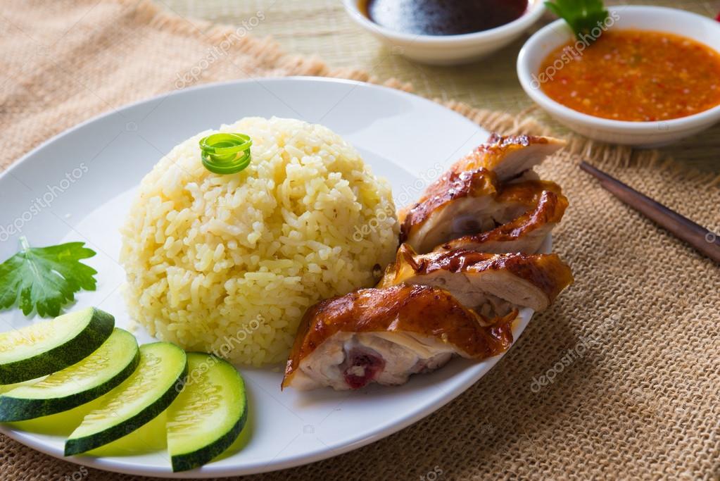 Chicken rice — Stock Photo © yuliang11 #40963437