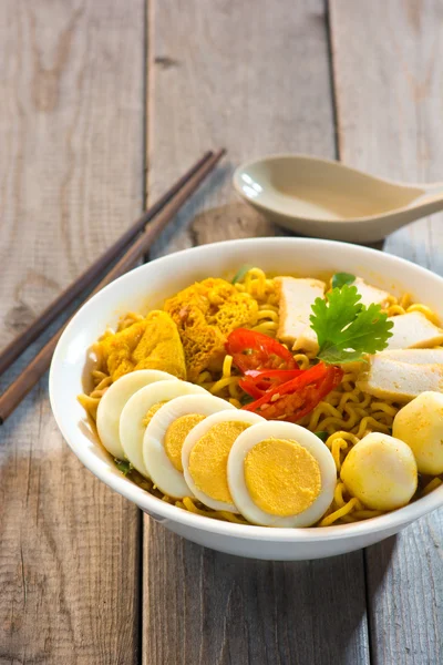 Fideos de curry laksa — Foto de Stock