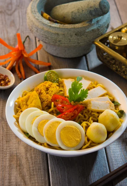 Fideos de curry singapore — Foto de Stock