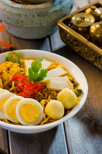 Singapore Curry Noodle — Stock Photo, Image