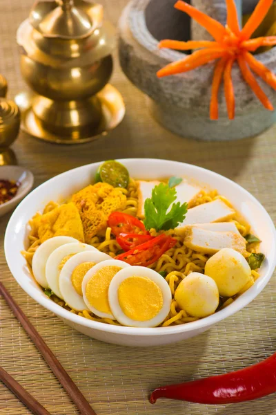Makaron curry — Zdjęcie stockowe