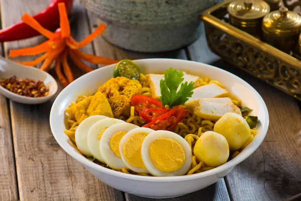 Fideos de curry singapore — Foto de Stock