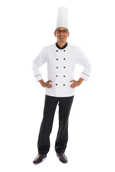 Chef pria India. — Stok Foto