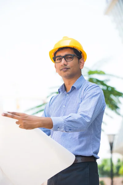 Indian male architect — Stock Photo, Image