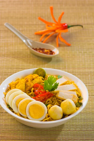 Thai Curry Nudeln — Stockfoto