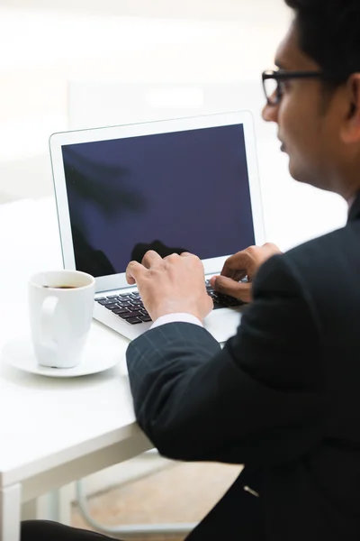 Business man  at  cafe — Stock Photo, Image