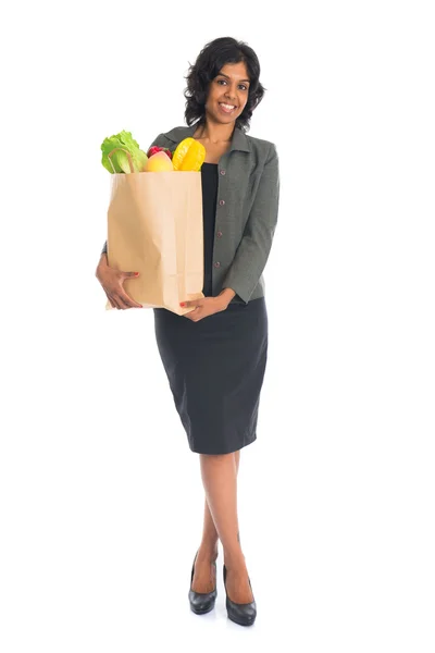 Indian female shopping — Stock Photo, Image