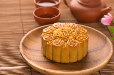 Mooncake ve çay