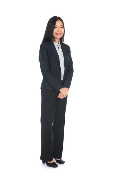 Asian business female full body — Stock Photo, Image