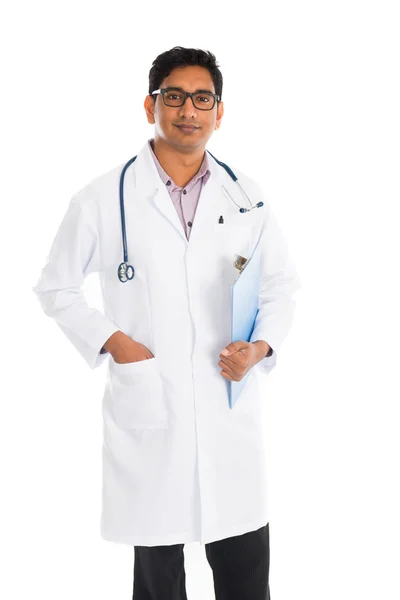 Indiano médico masculino — Fotografia de Stock