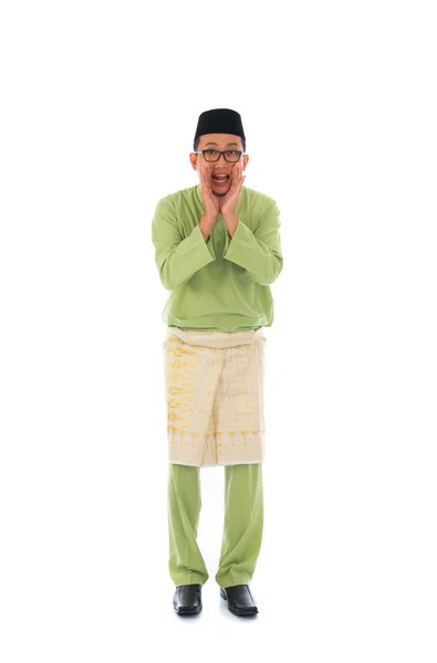 Malay male shouting — Stock Photo, Image