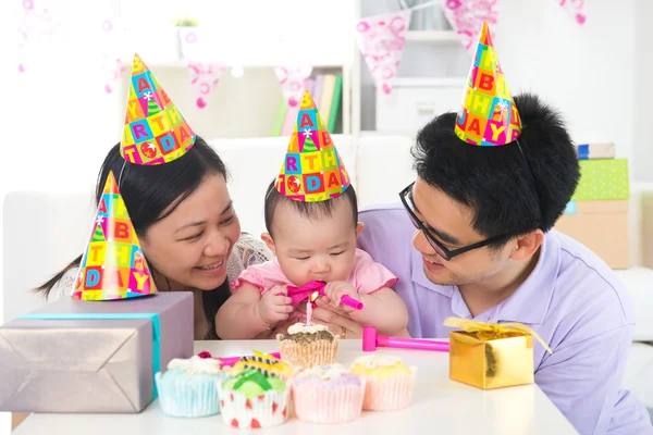 De partij van de verjaardag van de baby — Stockfoto