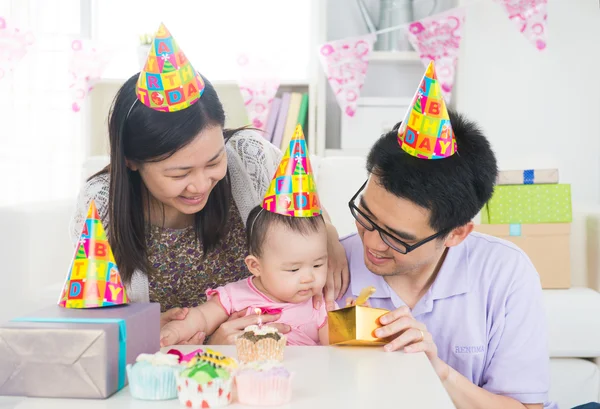 De partij van de verjaardag van de baby — Stockfoto