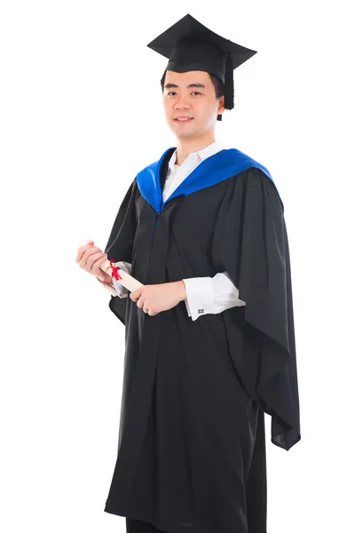 Asian  male graduate — Stock Photo, Image