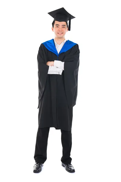 Asian  male graduate — Stock Photo, Image