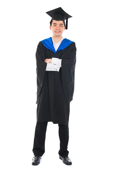 Asiático macho graduado — Foto de Stock