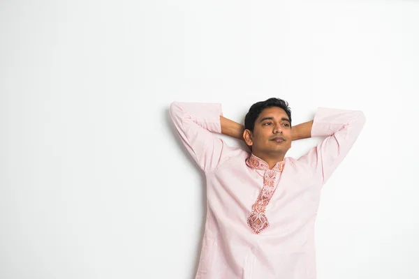 Young indian man with relaxed pose — Stock Photo, Image