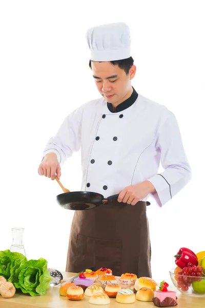 Asiatique mâle chef — Photo