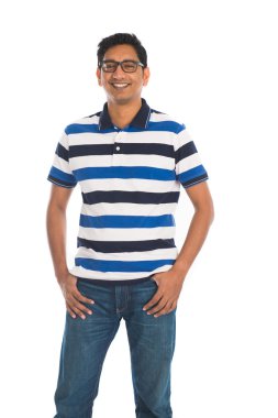 Casual indian man