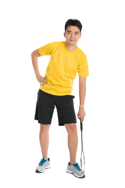 Badminton chinese player — Stock Photo, Image