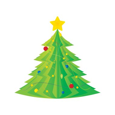 vektör resim Noel ağacı