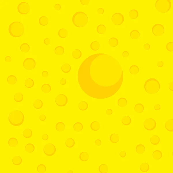 Queso amarillo — Vector de stock