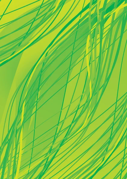 Fondo verde primavera abstracto — Vector de stock