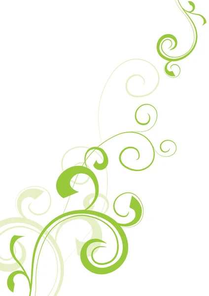 Curvas verdes — Archivo Imágenes Vectoriales