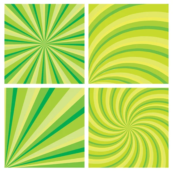 Yeşil renkli bir dizi — Stok Vektör