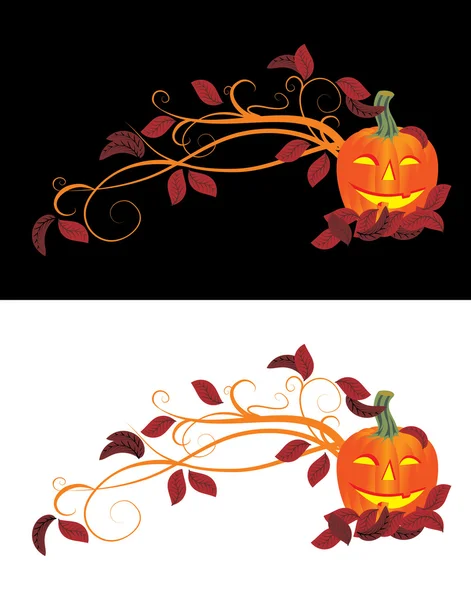 Halloween image ornée — Image vectorielle
