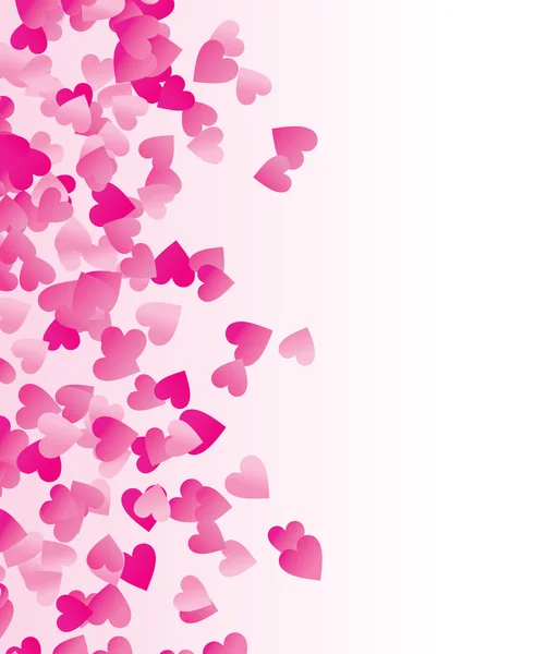 Γωνία ροζ καρδιά — Διανυσματικό Αρχείο