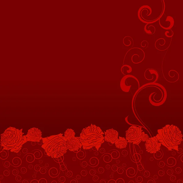 Banner de flores — Vector de stock