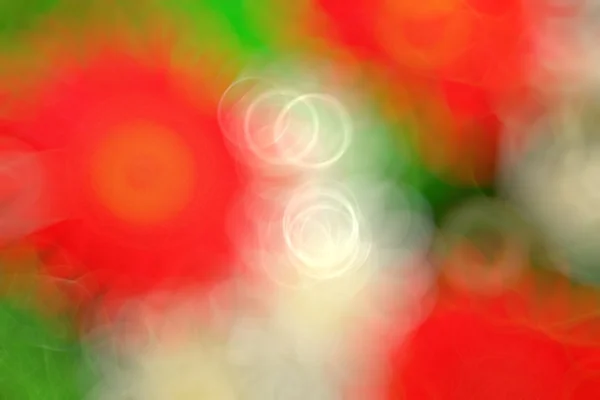 Blurred Red and white flowers — Stock Photo, Image