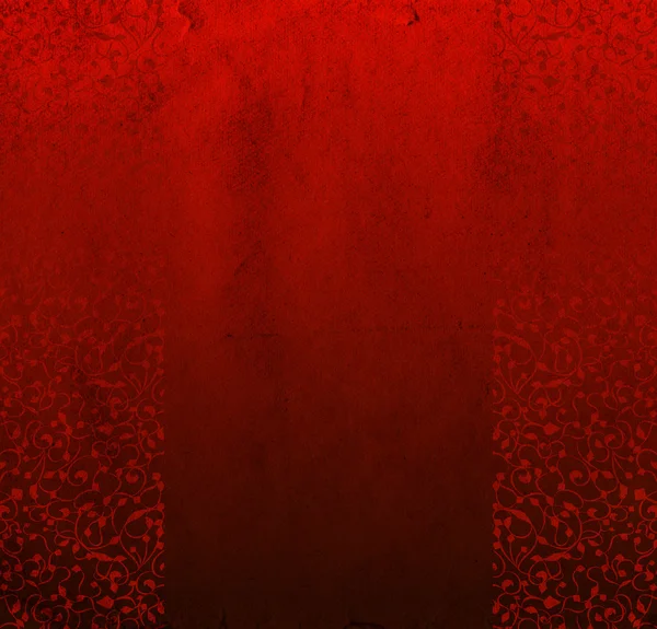 Röd blommig bakgrund — Stockfoto