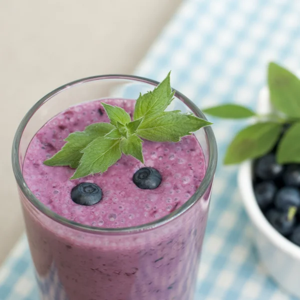 Blaubeer-Smoothie — Stockfoto