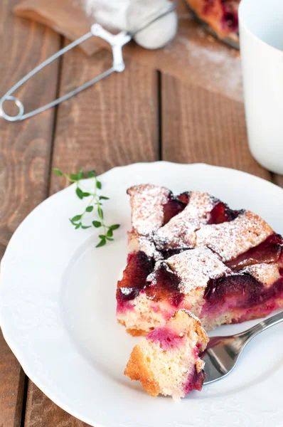 Torta di prugne — Foto Stock